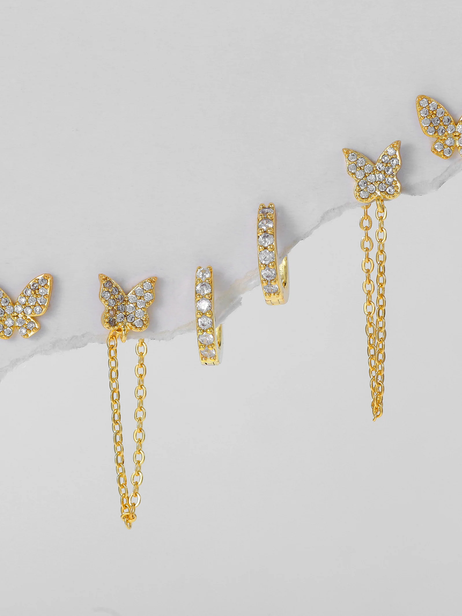 Earrings 18k gold plated 2
